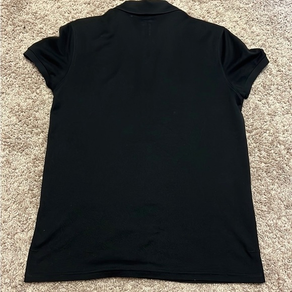 Saint Laurent / Never Say Never Glitter Patch Black Polo - Picture 5 of 6